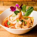 salade thai papaye crevettes