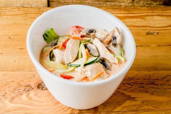 soupe thai poulet lait coco