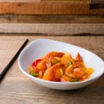 Wok gourmet crevettes aigre douce